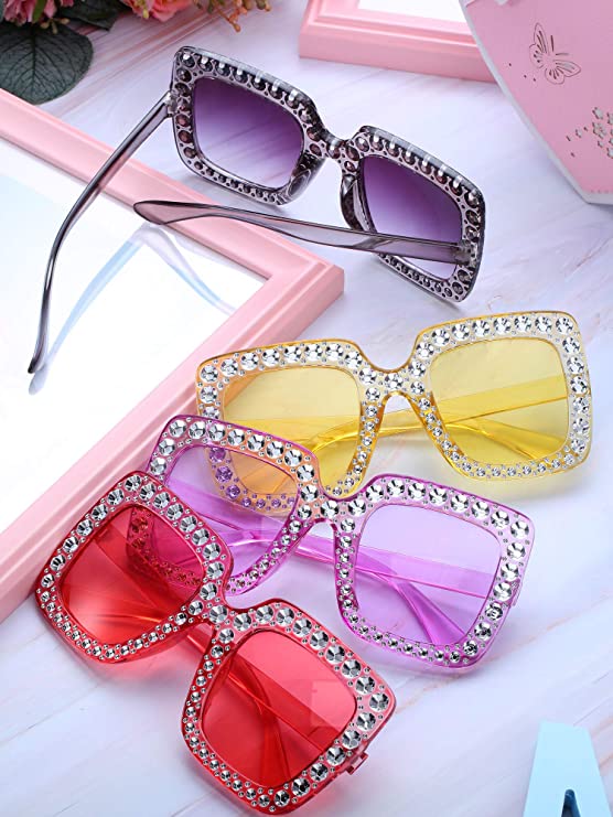 "All Glitz" Colored Lens Sunglasses