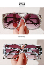 Load image into Gallery viewer, The &quot;Liberace&quot; Oversized Bling Rim Sunglasses
